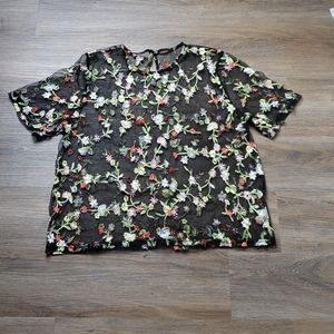 Flower blouse shirt